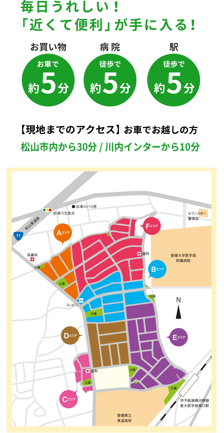 毎日うれしい!「近くて便利」が手に入る!